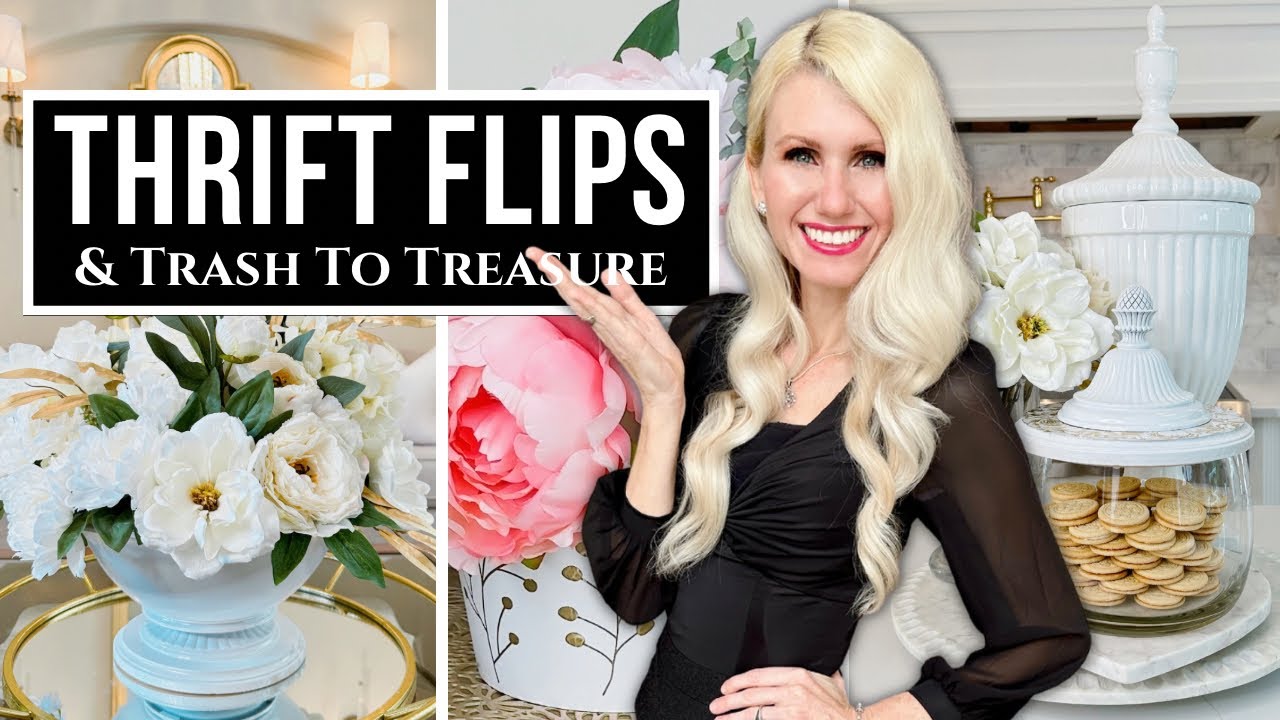 JAW-DROPPING THRIFT FLIP & TRASH To TREASURE DIY HOME DECOR! - YouTube