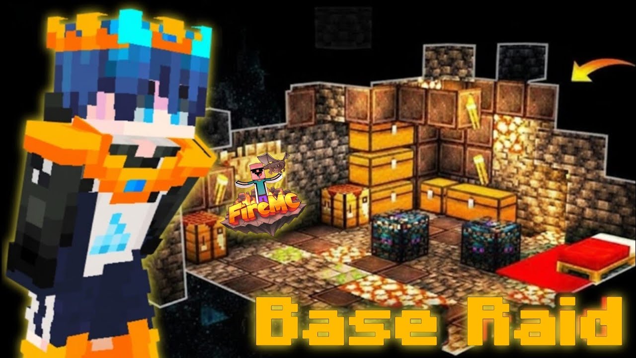I RAIDED The RICHEST Base On Fire MC In Just 10 Minutes