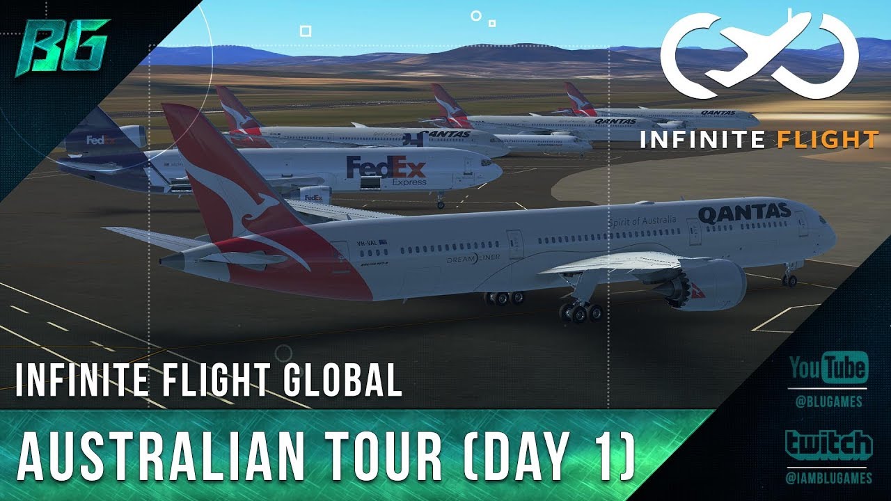 multiplayer master Infinite Flight | Australian Tour (Day 1)