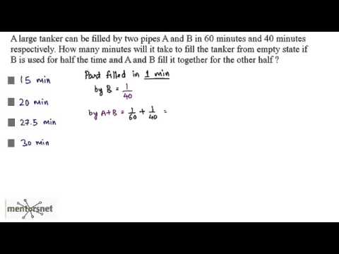 QT 135 Pipes and Cisterns Question Set 2 Low