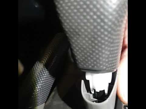 mitsubishi pajero gear shift handle remove