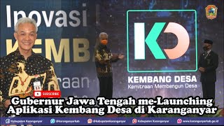 Gubernur Jawa Tengah me-Launching Aplikasi Kembang Desa di Karanganyar screenshot 3