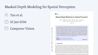 Masked Depth Modeling for Spatial Perception