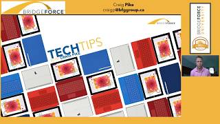 BridgeForce University Tour and Tech Tips with Craig Pike