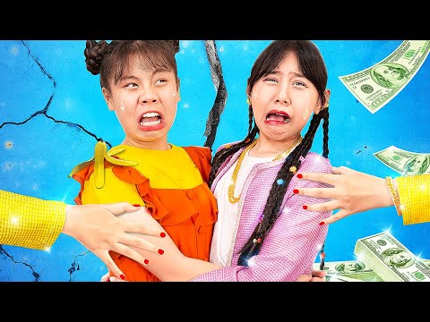Rich Girl Became Poor Girl! Please Don't Break Our Friendship! - Stories About Baby Doll Family