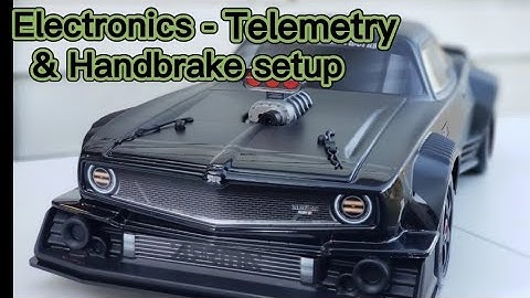 Arrma Felony - Electronics - Telemetry and Handbrake setup - Part II