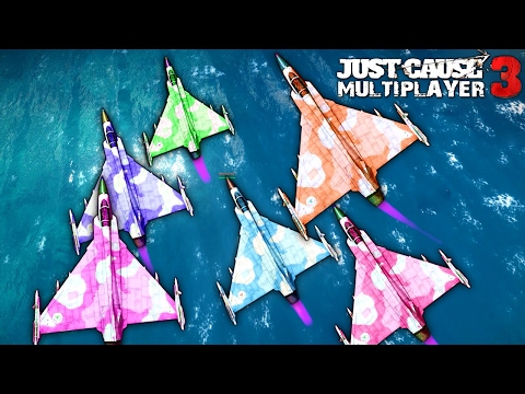 ОСТАНОВИЛИ НЕУПРАВЛЯЕМЫЙ САМОЛЁТ В JUST CAUSE 3 MULTIPLAYER!