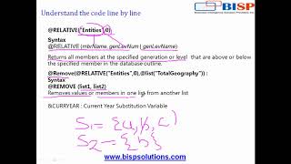 Essbase Calculating Rolling Operating Revenue
