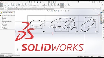 Introduction to SolidWorks Part4 - (Ellipse, Circle, Arc, Relations, Trim, mirror)