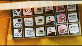 18 cavities mdf box, chocolate stickers screenshot 2