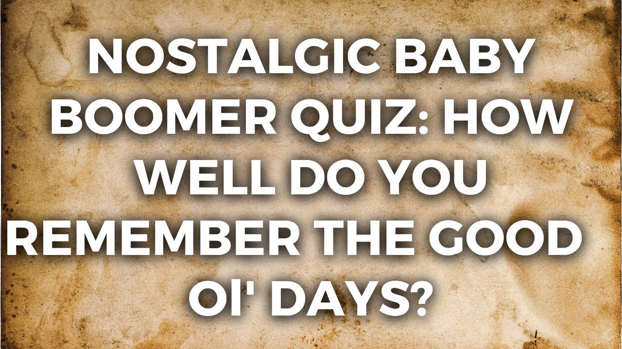 Are You A True Baby Boomer? Take a Trip Down Memory Lane!