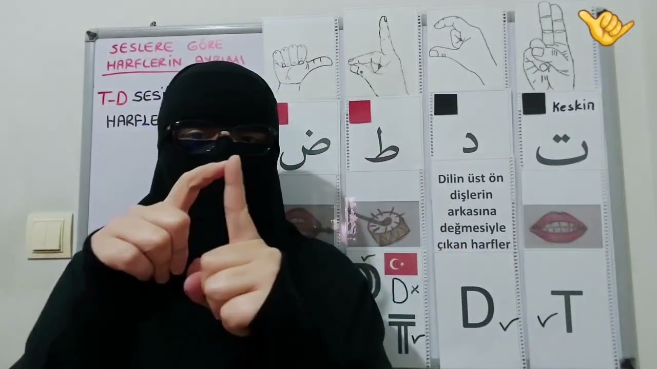 4️⃣ 🤙🌍 ❌ ✅ SESLERE GÖRE HARFLERİN T VE D ت د ط ض SESİ VEREN HARFLERİMİZ 