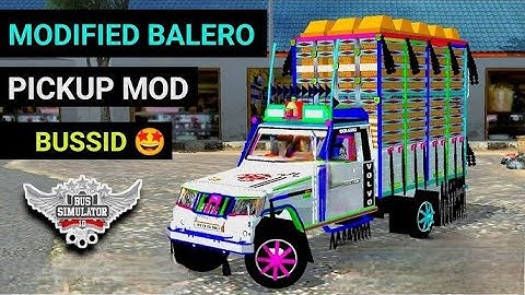 Full Modified Pikup Mod Bussid How to Add MAHINDRA PICKUP mod in Bus Simulator Indonesia