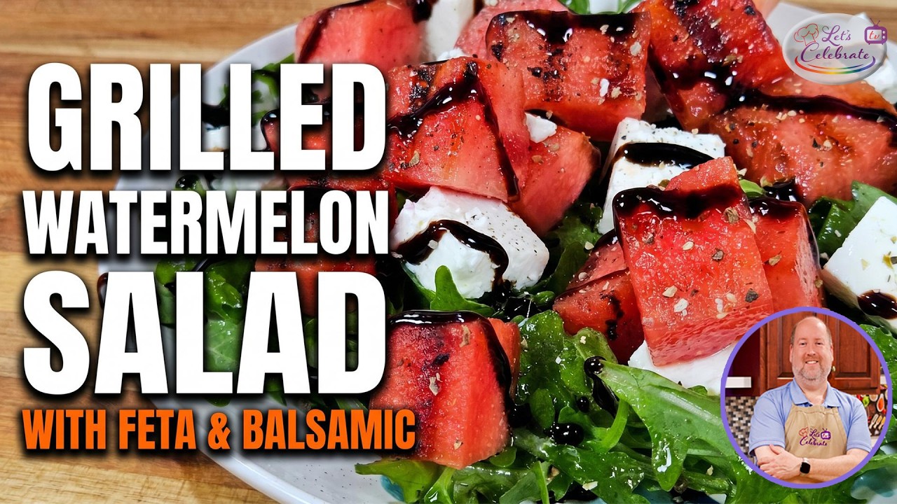 The Best Summer Salad You'll Ever Make | Grilled Watermelon with Feta