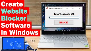 सॉफ्टवेयर बनाना सीखें: How to make software: Website Blocker Application in Windows screenshot 4