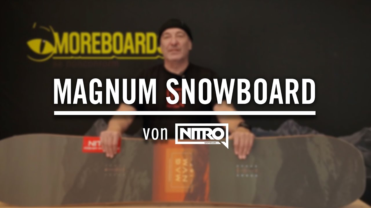 Nitro Magnum Snowboard – Breite Power für große Rider