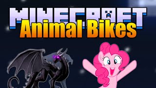 Minecraft ANIMAL BIKES Mod! Ride an Ender Dragon! (Minecraft v1.7.10 Mod Spotlight)