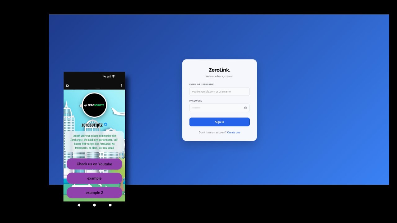 ZeroLink Best Self Hosted Linktree Alternative 2026 PHP Script