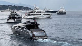 Superyachts Departing Monaco after the Grand Prix 2023 @archiesvlogmc