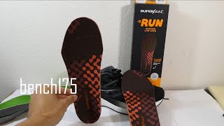 Superfeet Run Cushion Low Arch First Impression Review and Comparison to Dr Scholls Running insoles