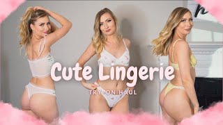 Cute Lingerie Try-On Haul Shein Emma Sirus