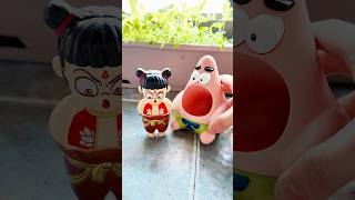 Satisfying Unboxing with Miniature Nezha &amp; Patrick Star Toys ASMR Fun Video #patrickstar #toys