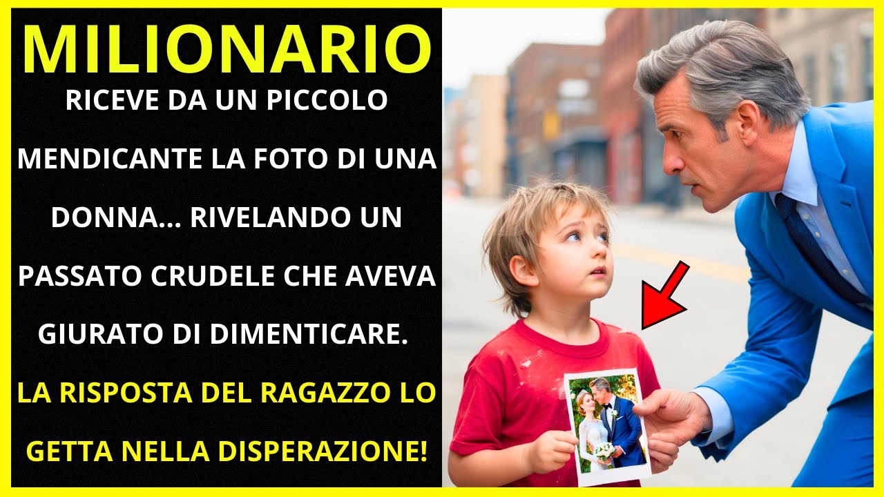🔴UN MILIONARIO RICEVE DA UN PICCOLO MENDICANTE LA FOTO DI UNA DONNA ...