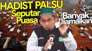 HADIST PALSU⁉️ Tidur Orang Puasa adalah IBADAH - Ustadz Adi Hidayat LC MA