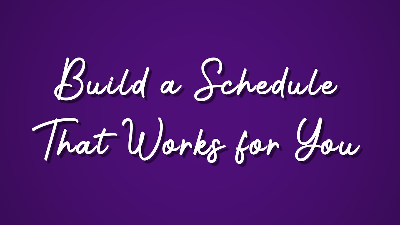 Ask a Leatherneck Build a Schedule That Works for You YouTube