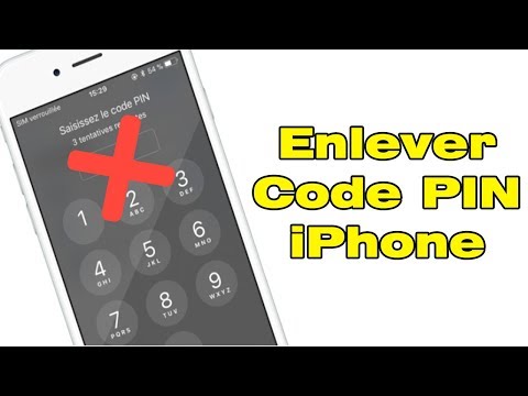 Comment enlever et supprimer le code PIN carte SIM sur iPhone