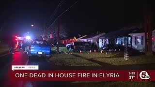 1 dead after house fire in Elyria