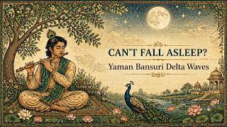 Can't Fall Asleep? | Raga Yaman Bansuri | Delta Wave Sleep Session | 1 Hour