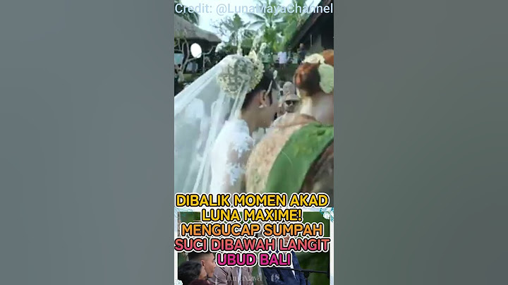 DIBALIK MOMEN PERNIKAHAN LUNA & MAXIME DIBAWAH LANGIT UBUD BALI #shortvideo #trendingshorts