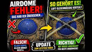 Airdome Setup Error ❌ This is the CORRECT way (Update + Pump Test)