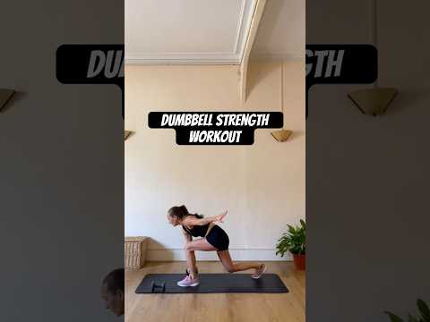Dumbbell strength workout 💪 #strengthworkoutsforwomen#strengthworkout #dumbbellworkoutforwomen