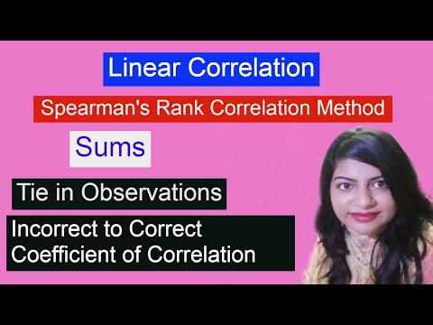 Spearman's Rank Correlation