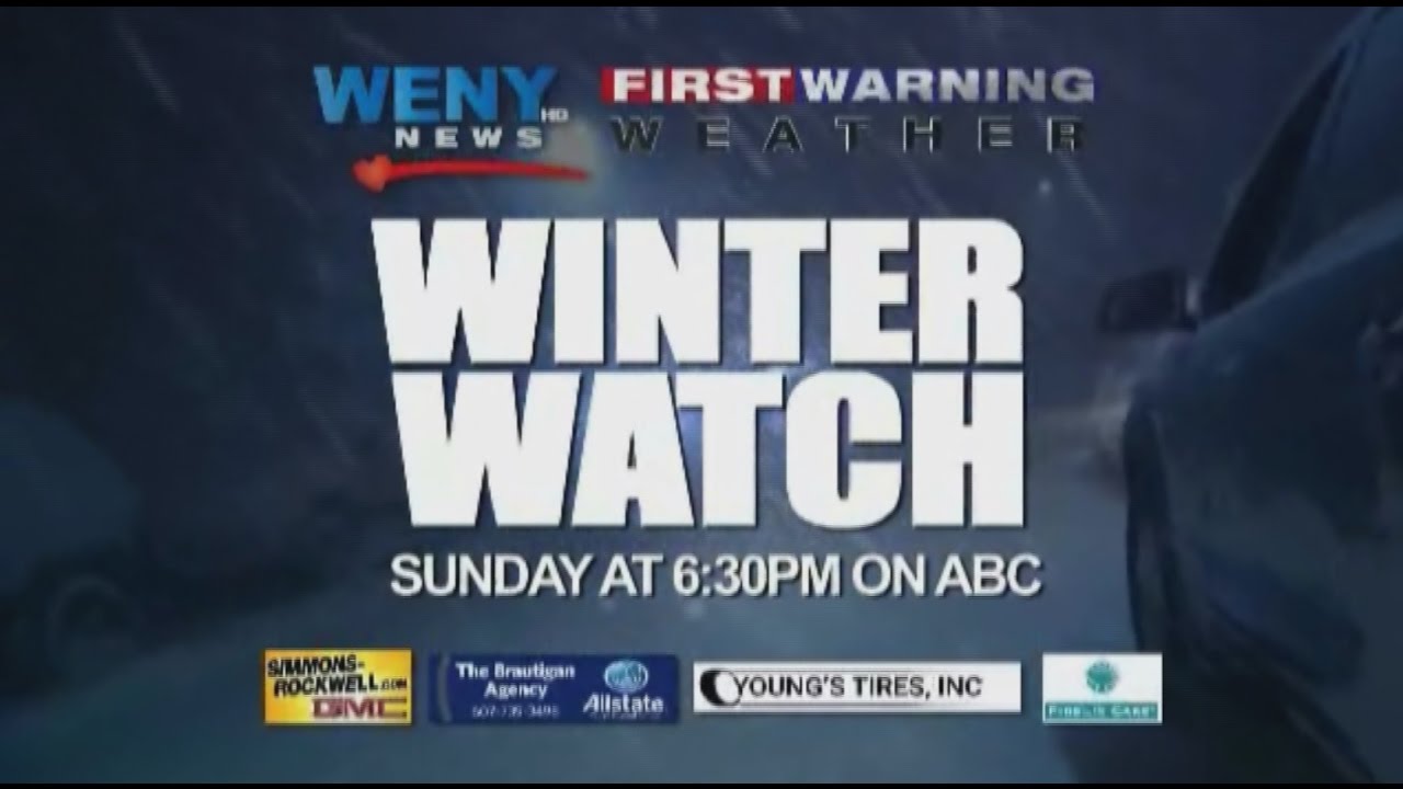 WENY Winter Weather Special Winter Watch Promo - YouTube