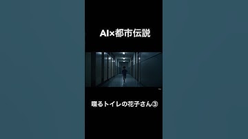 喋るトイレの花子さん③ #ai #都市伝説 #怖い話 #ホラー #トイレの花子さん
