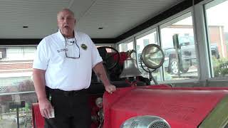 Greeneville Fire Dept's Bill Teague and the 1917 Fire Engine