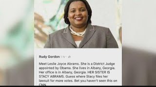 VERIFY: Is Abrams' sister overseeing her federal lawsuit? Information