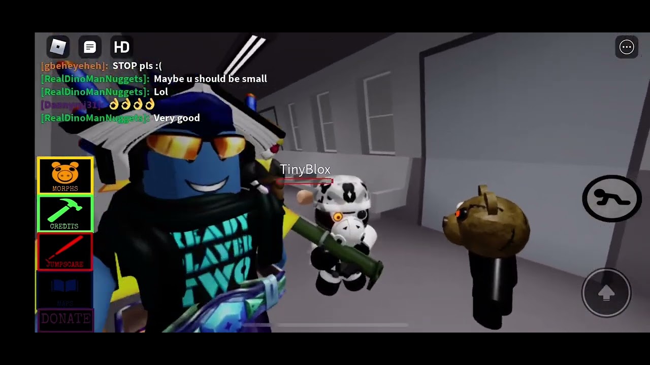 Tinyblox but small In piggy plushies RP