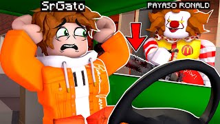 ¡ESCAPA DE RONALD EN ROBLOX O MUERE! 😨 💀 | SRGATO VS EL PAYASO MALVADO RONALD!