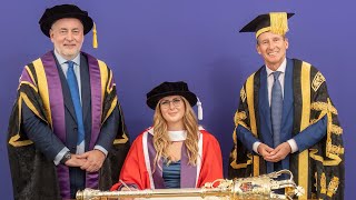 Jessica-Jane Applegate Receiving An Honorary Degree At Loughborough University