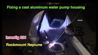 Fixing an aluminum water pump housing