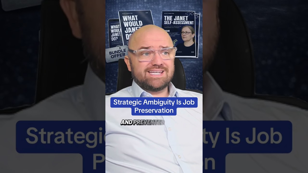 Strategic ambiguity isn’t leadership - it’s job preservation