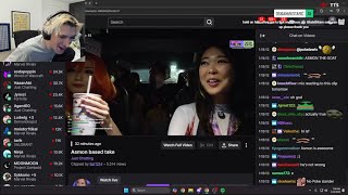 xQc Reacts to Asmongold Calling Poke a Little b**** Twice.