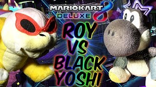 ABM: Roy Rap Battle Black Yoshi?! Black Yoshi Vs Roy Mario Kart 8 Deluxe Match!! Race & Battle!! HD