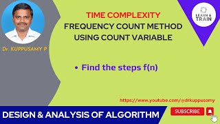 05  Compute the time complexity (step count) of Recursive Algorithm using Frequency Count Method