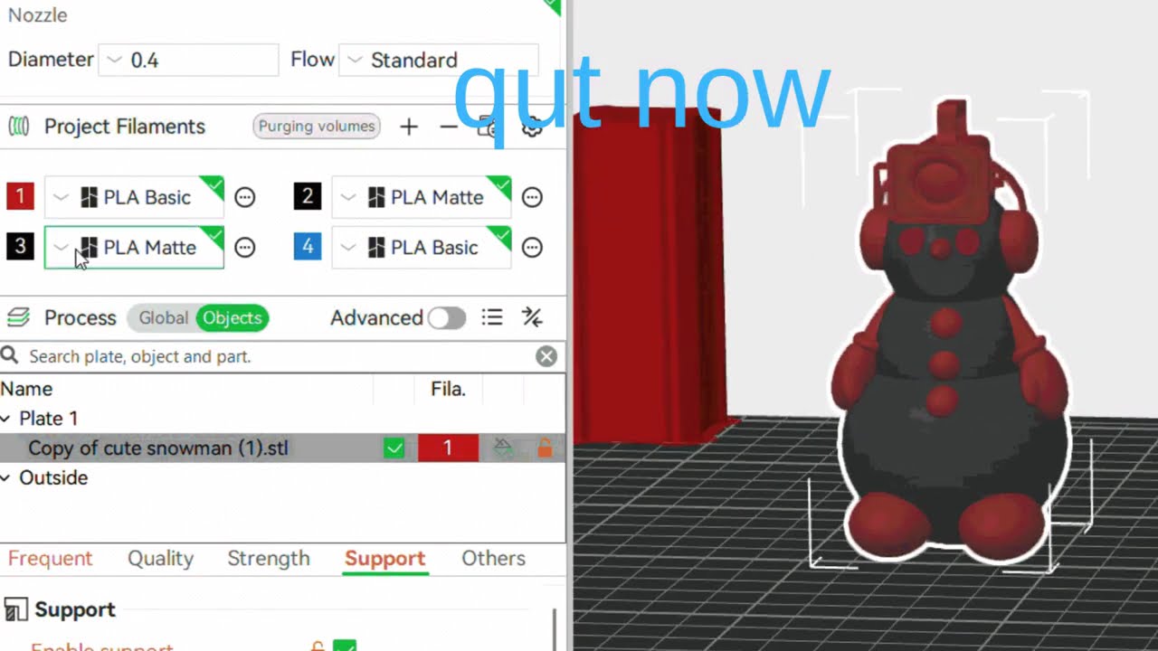 costomizible snowman youtube vision showcase