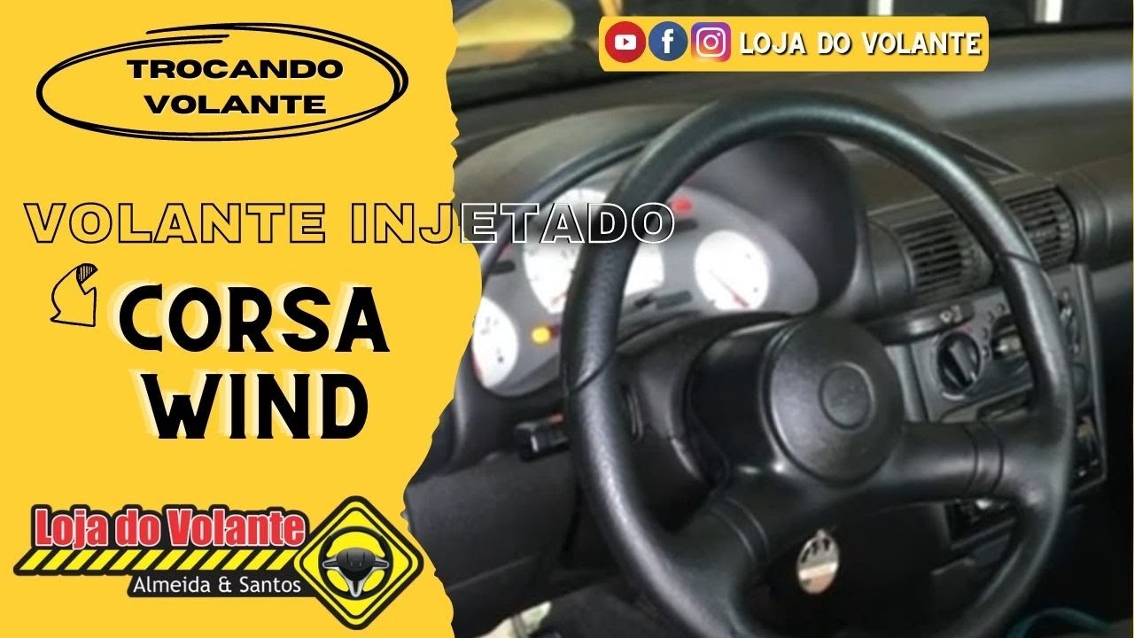 Troca do volante corsa wind